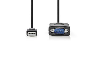 Conversor | De USB A macho a RS232 macho - USB 2.0 - 0,9 m